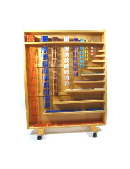 Gabiente completo de perlas montessori