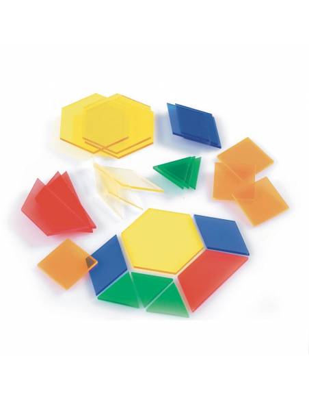 Formas geométricas translúcidas Edx Education Juguetes Sensoriales