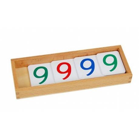 Números largos en papel GRANDES Montessori para todos Sistema Decimal