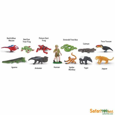 Rainforest - Bosque tropical Safari LTD Toobs Animales