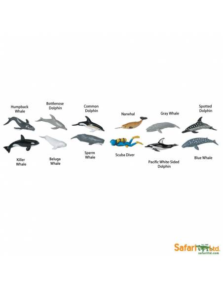 Delfines y ballenas Safari LTD Toobs Animales