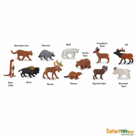 Norte América Safari LTD Toobs Animales