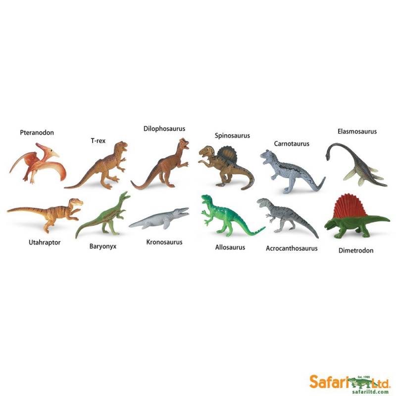 Dinosaurios Carnívoros en Miniatura - Montessori para todos