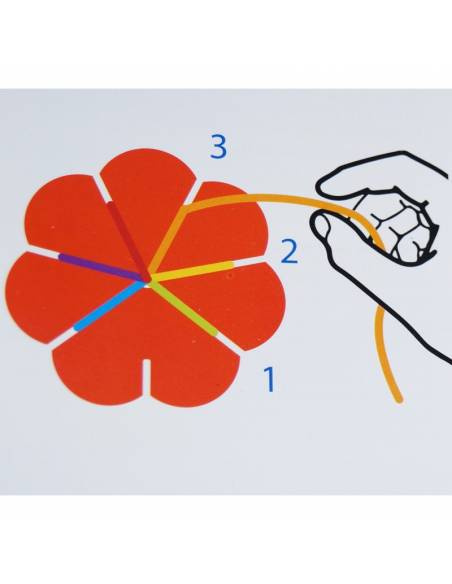 Flor para hacer pulseras Goki Destrezas y autonomía