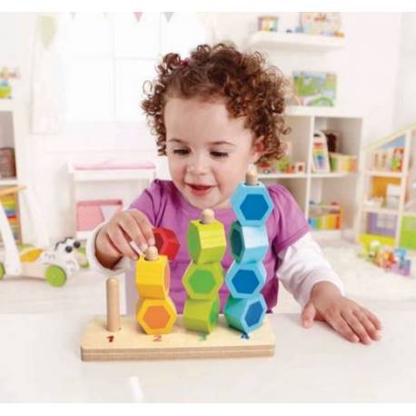 Cuenta y apila Hape Toys De 1 a 3 años