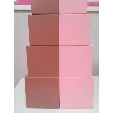 Escalera marrón Montessori para todos Sensorial