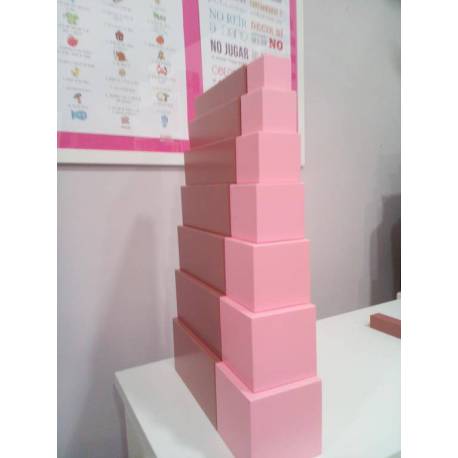 Escalera marrón Montessori para todos Sensorial