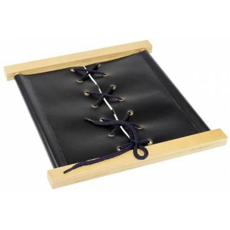 Bastidor de cuero y cordón* Montessori para todos Bastidores Montessori 2