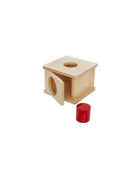Caja de permanencia - Abierta cilindro Montessori para todos De 1 a 3 años