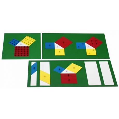 Teorema de pitágoras Montessori Montessori para todos Geometría y Álgebra