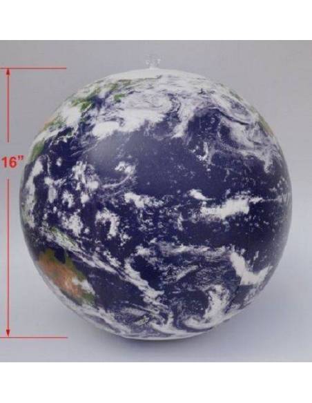 GLobo terráqueo hinchable vista espacio