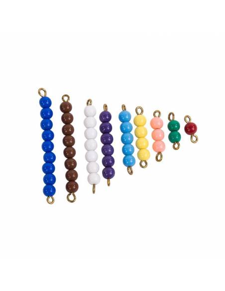 Escalera de perlas 1-9 Montessori para todos Contar del 0 al 100