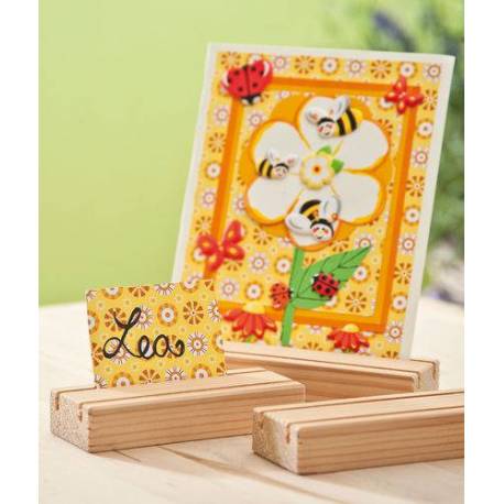Listón de madera con dos ranuras 2