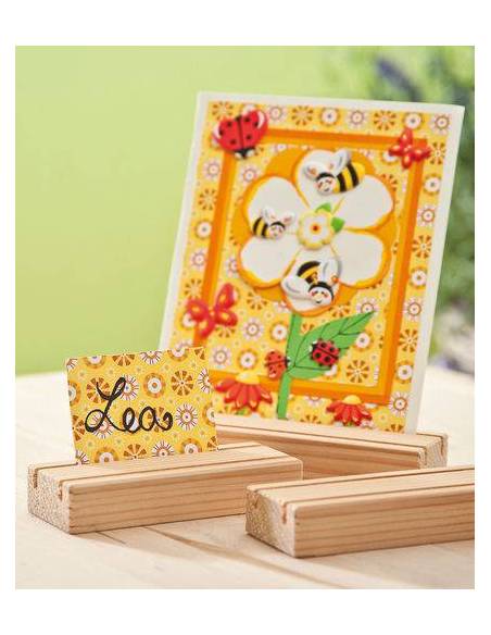 Listón de madera con dos ranuras