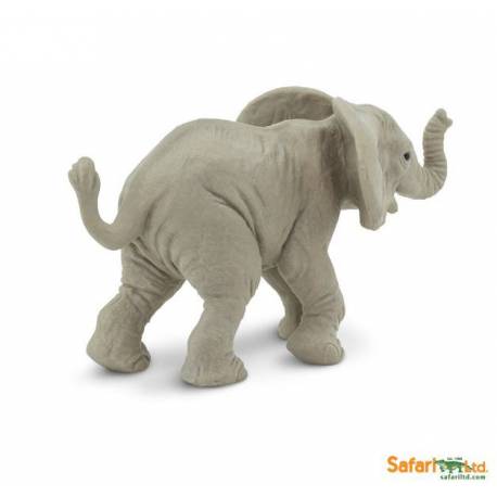 Afrikanisches Elefantenbaby trotend 2