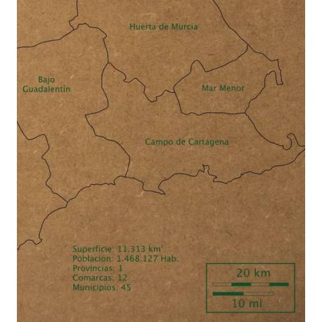 Mapa Puzzle de Galicia en Madera 2