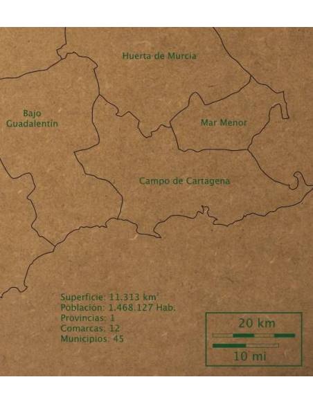 Mapa Puzzle de Galicia en Madera