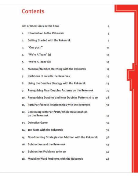 Reasoning with the Rekenrek