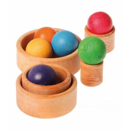 Bols en madera natural  2