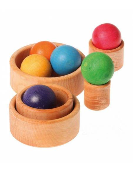 Bols en madera natural 