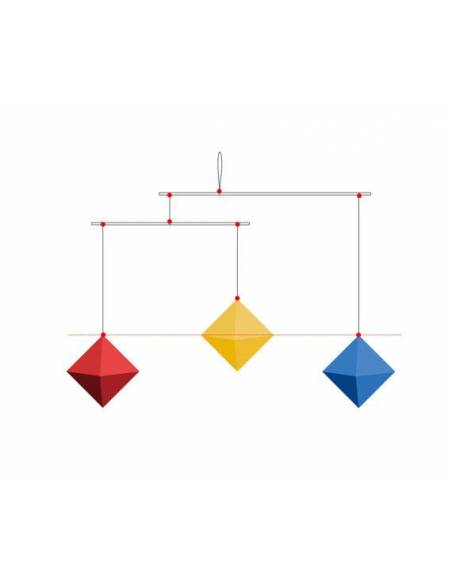 Móvil bebé Gobbi DIY  (Azul)