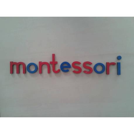 Abecedario móvil en imprenta Montessori para todos Aprender a leer y escribir