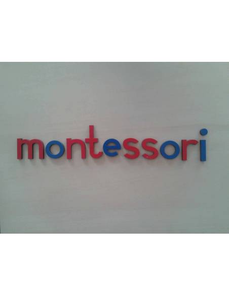 Abecedario móvil en imprenta Montessori para todos Aprender a leer y escribir