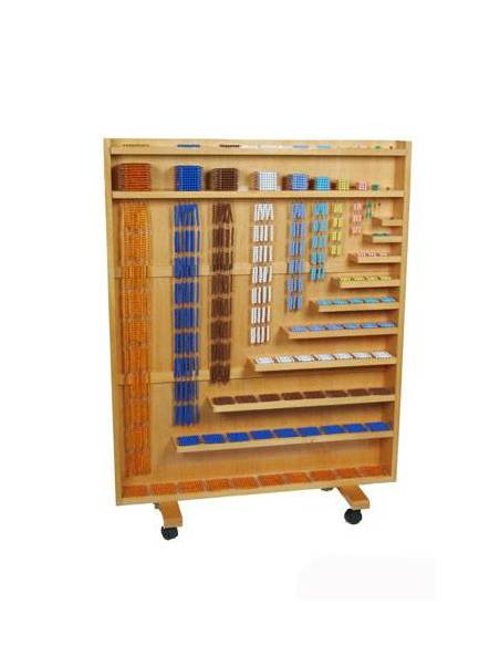 Gabiente completo de perlas montessori