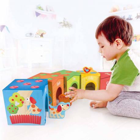 Torre de Casitas (Pepe y sus Amigos) Hape Toys De 1 a 3 años