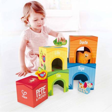 Torre de Casitas (Pepe y sus Amigos) Hape Toys De 1 a 3 años 2