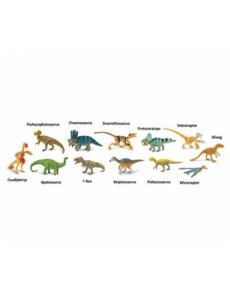Dinosaurios con plumas Safari LTD Toobs Animales