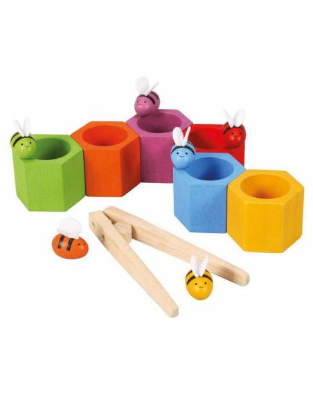 Abejas en la colmena de madera Plan Toys Más de 3 años