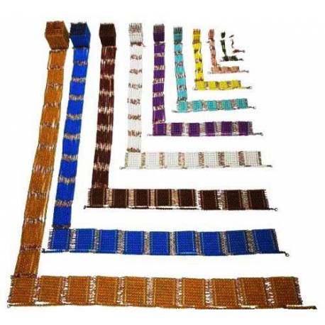 Gabiente completo de perlas montessori