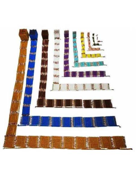 Gabiente completo de perlas montessori
