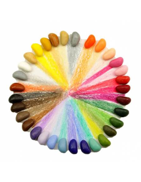 Crayon rocks - 64 uds (32 colores)  Manualidades