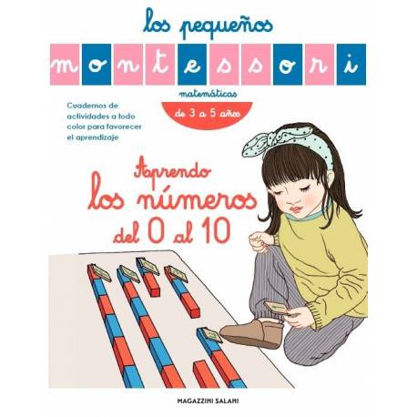 Pequeños Montessori - Aprendo los números del 0 al 10  Cuadernos Montessori para niños