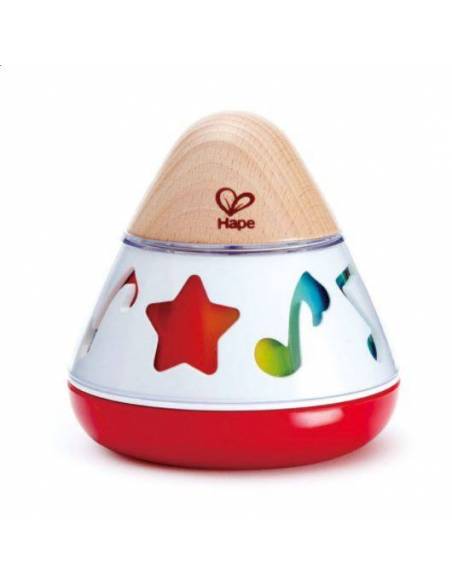 Caja de música giratoria en madera Hape Toys Bebés