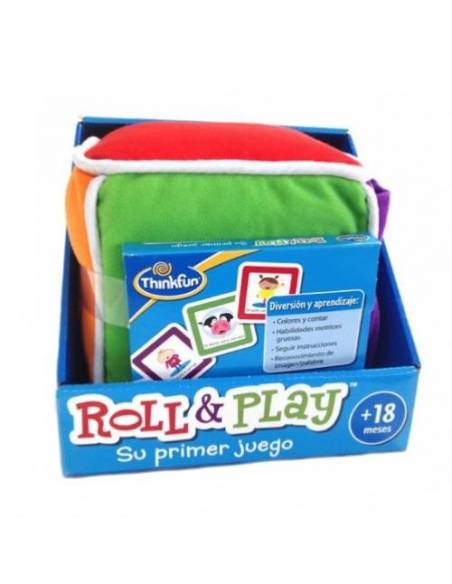 Roll & play - cubo de tela con actividades  De 1 a 3 años