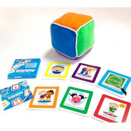 Roll & play - cubo de tela con actividades  De 1 a 3 años