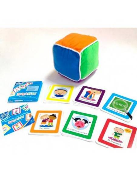 Roll & play - cubo de tela con actividades  De 1 a 3 años