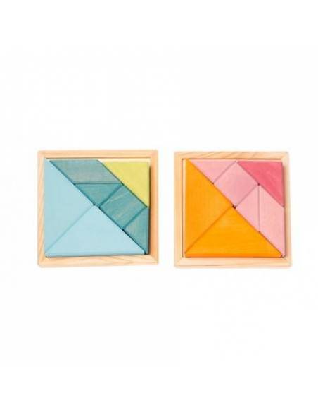 Tangram Grimms Azul-Verde Grimm´s Razonamiento lógico