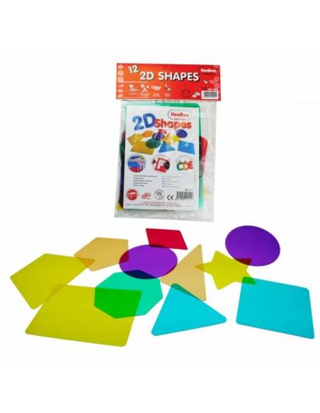 Formas 2D translúcidas para mesa de luz