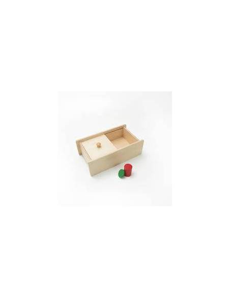 Caja con tapa deslizante