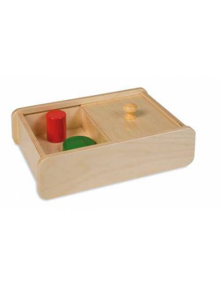 Caja con tapa deslizante Montessori para todos De 1 a 3 años