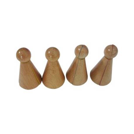 MINI Bolos de fracciones Montessori para todos Geometría y Álgebra 2