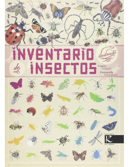Inventario ilustrado de insectos  Libros con Imágenes Reales