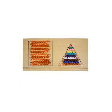 Base para decenas -perlas Montessori para todos Contar del 0 al 100
