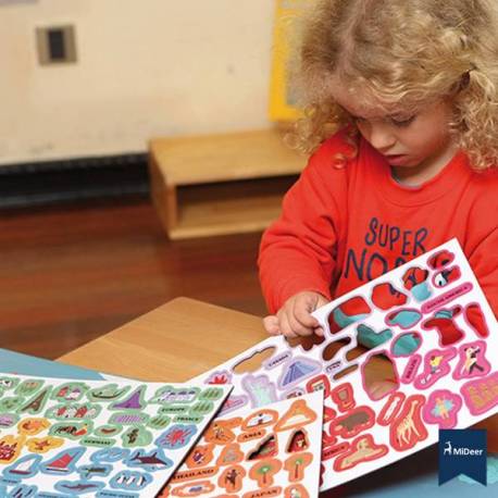 Mapa del mundo con imanes