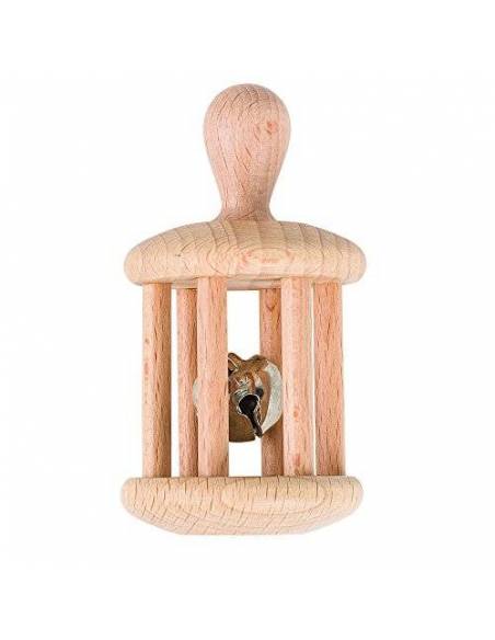 Sonajero en madera luna y estrella