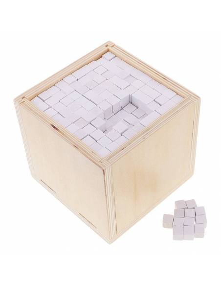 Caja de volumen - 1000 cubos de 1 cm Montessori para todos Geometría y Álgebra